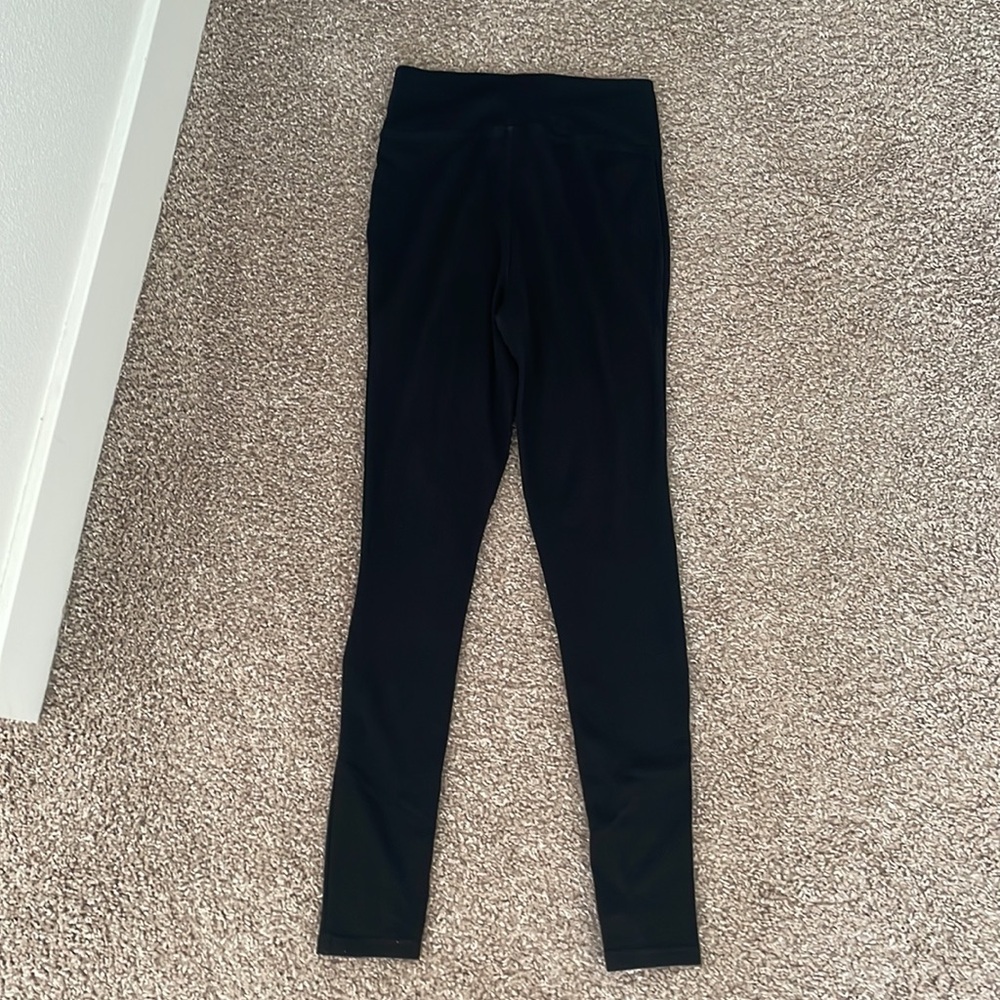 High Rise Black Rayon Stretch Leggings from Express